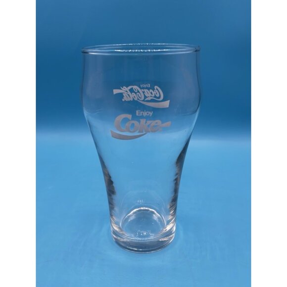 Coca Cola Libbey Clear Bell Glass - Enjoy Coke - Vintage 1970s - Picture 3 of 4